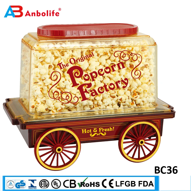 High Quality Mini Cart Puffed Corn Maker Stainless Steel Electric Home Popcorn Machine With Ce Certificate Snack Popcorn Maker