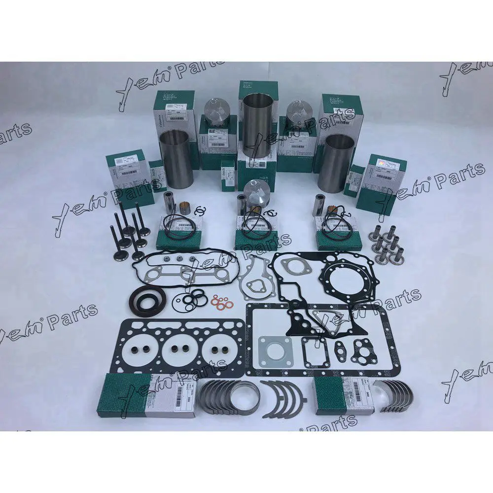 D902 Engine Rebuild Kit With Gasket Kit Engine Valves Bearings Set for Kubota