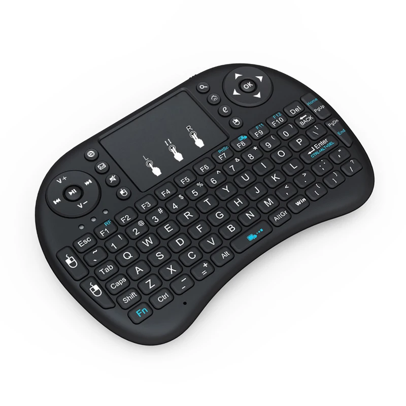 2.4GHz Wireless Air Mouse Mini Keyboard Remote Control With Mic for Smart TV PC 
