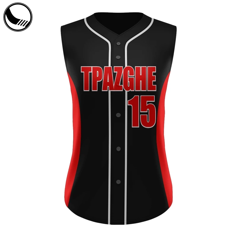 Cheap Softball Uniform Custom Sleeveless Baseball Jersey