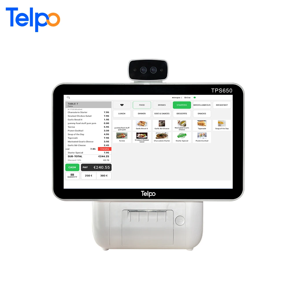 C15 15.6-inch retail countertop shop billing computer all-in-one pos with touch screen