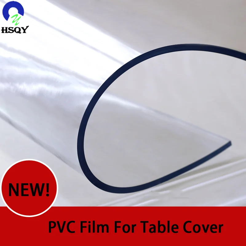 Хорошее качество ПВХ защитная пленка для стола 0,5 мм цветная прозрачная пленка из ПВХ для скатертей