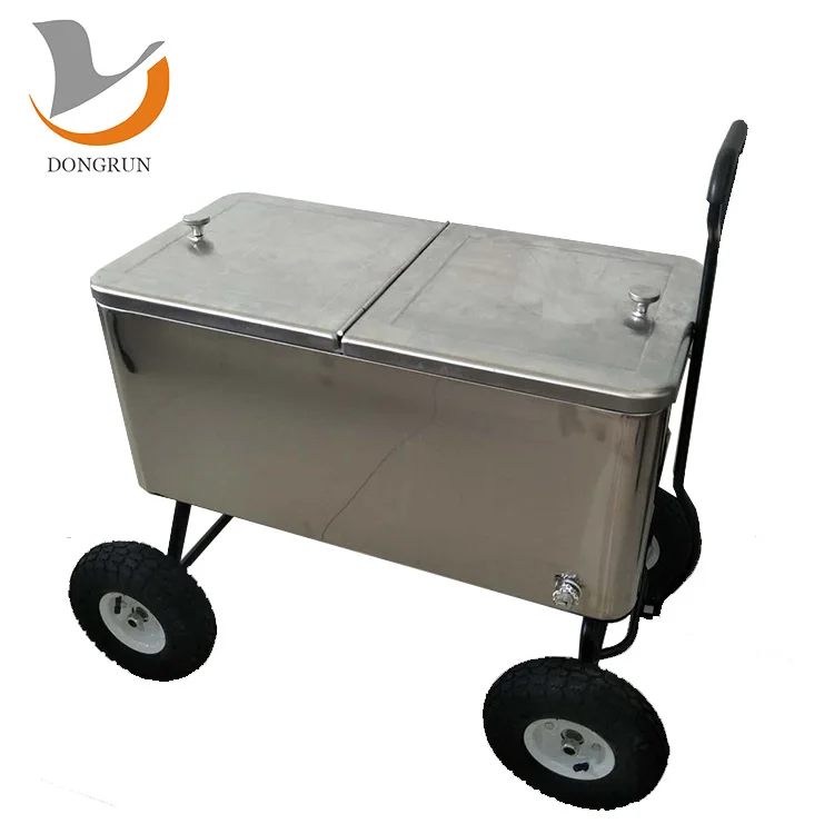 180L-PU grande glacière de transport de stockage de fruits de mer avec des  roues/Ice Box en plastique - Chine Mini refroidisseur et glacière de  plastique prix