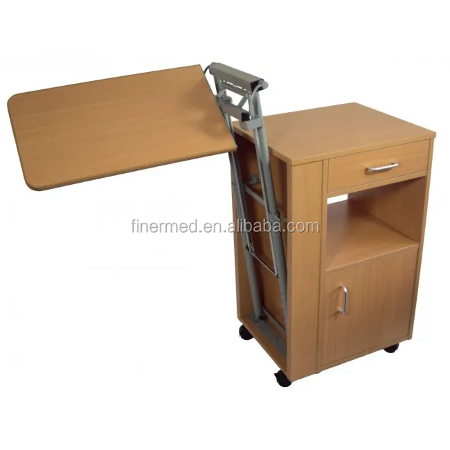 Wooden Hospital Bed Table With Drawer Buy Hospital Bed Table With
