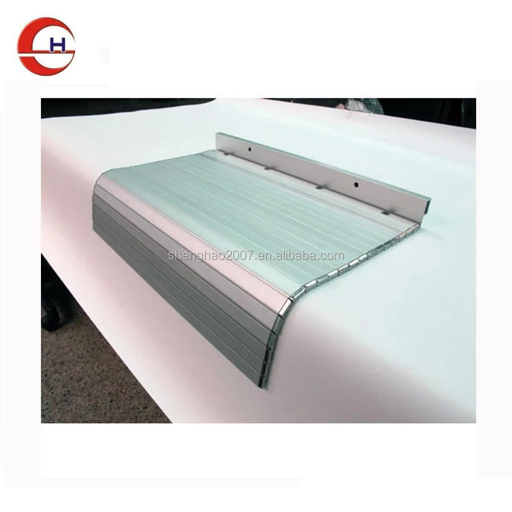 Flexible Rolling Curtain Shield Guard Aluminum Bellows Cover for CNC Machine
