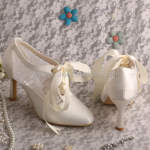 Calçados Femininos Sapato De Noiva Personalizado Com Renda Sapatos