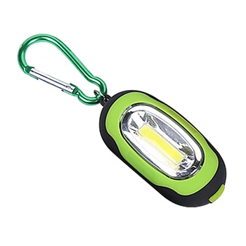 Pocket Torch Emergency Camping Light Flashlight COB LED Night Light Keychain Torch
