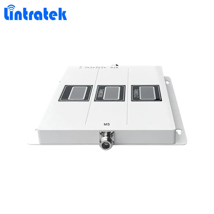 Lintratek 900/1800/2100 2G 3G 4G трехдиапазонный сигнал gsm ретранслятор в Пакистане с AGC/ALC