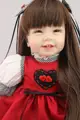 22inch 55cm High Vinyl Reborn Baby Toy Doll Sweet Lifelike Movable Smiling Princess Christmas Gift Present
