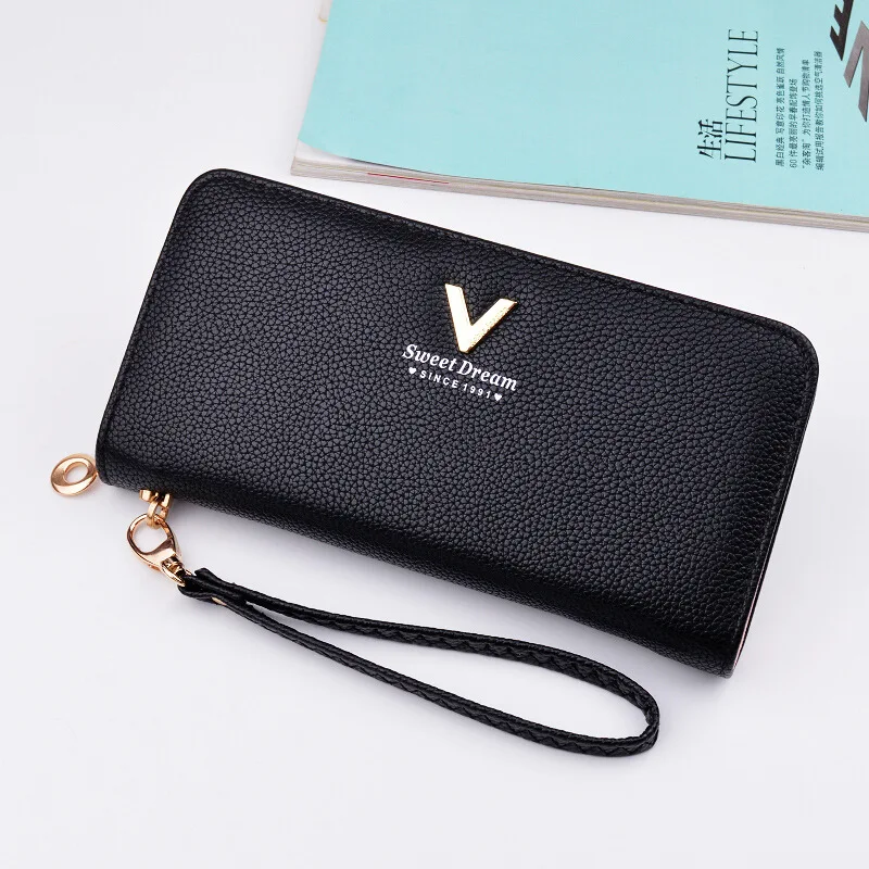 Buy Wholesale China Brand Design Women Purse Cartera Lady Money Phone Bag  Billeteras Portefeuille Femme Cash Stuffing Wallet Monederos Para De Mujer  & Wallet at USD 1.7