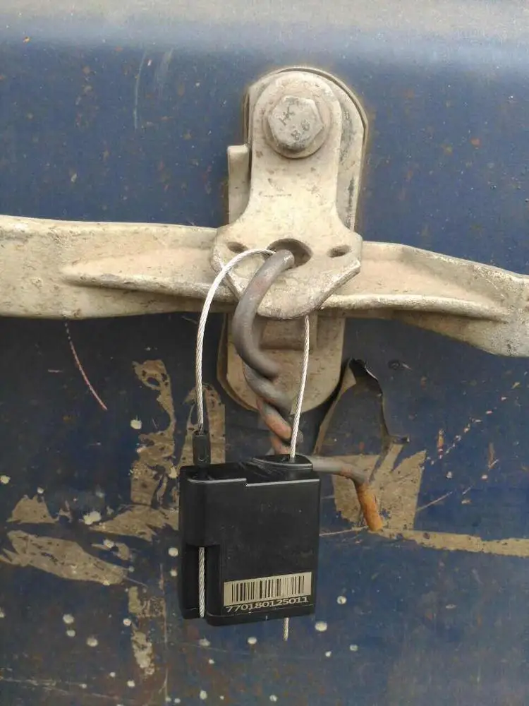 GPS Lock for Container Door Lock Disposable Container Electronic Seal tracker