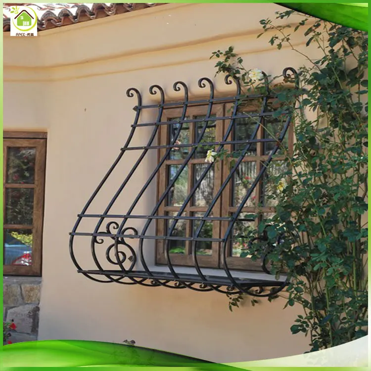 House Iron Window Chinese Grill Design - Secure & Stylish