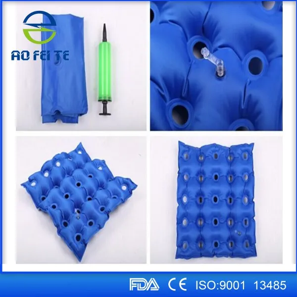 Inflatable Waffle Cushion for Pressure Sores, Inflatable Air Seat Cushion  for Pressure Relief, Pressure Ulcer Cushion for Chair & Wheelchair Pressure  Sores, Dark Blue 