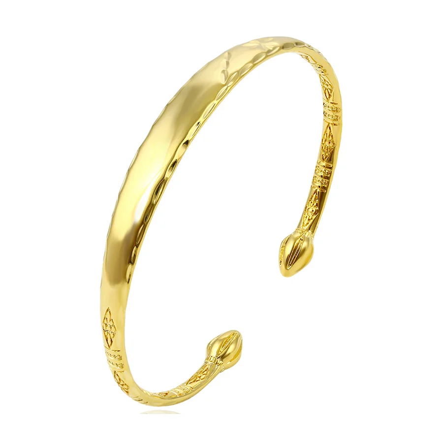 Buy Copper 24K Yellow Gold Cuff Bracelets online  Looksgudin