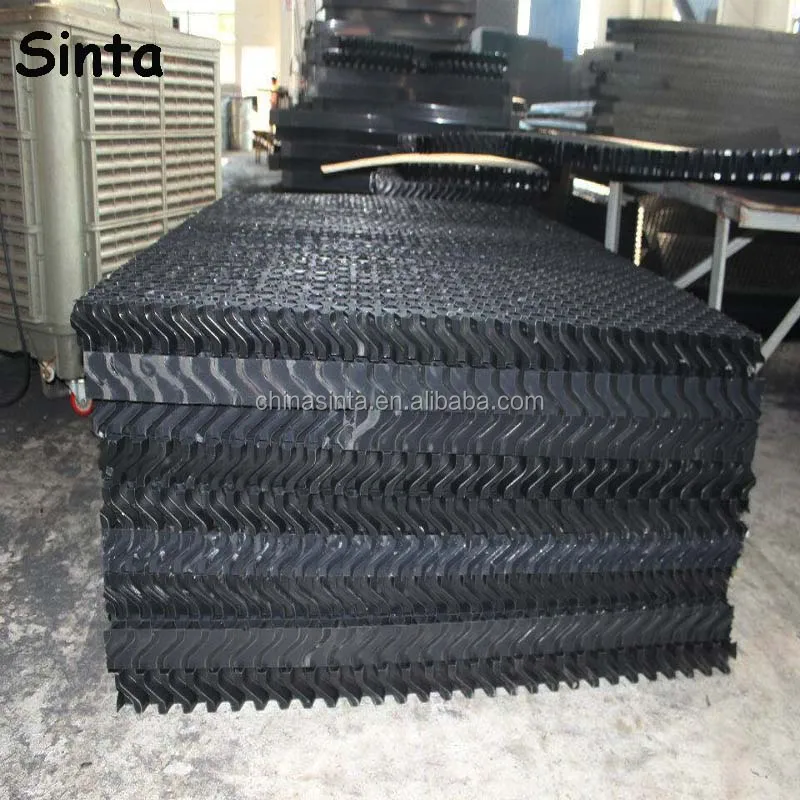 PVC Material Cooling Tower Screen Mesh Cooling Tower Louver Mesh