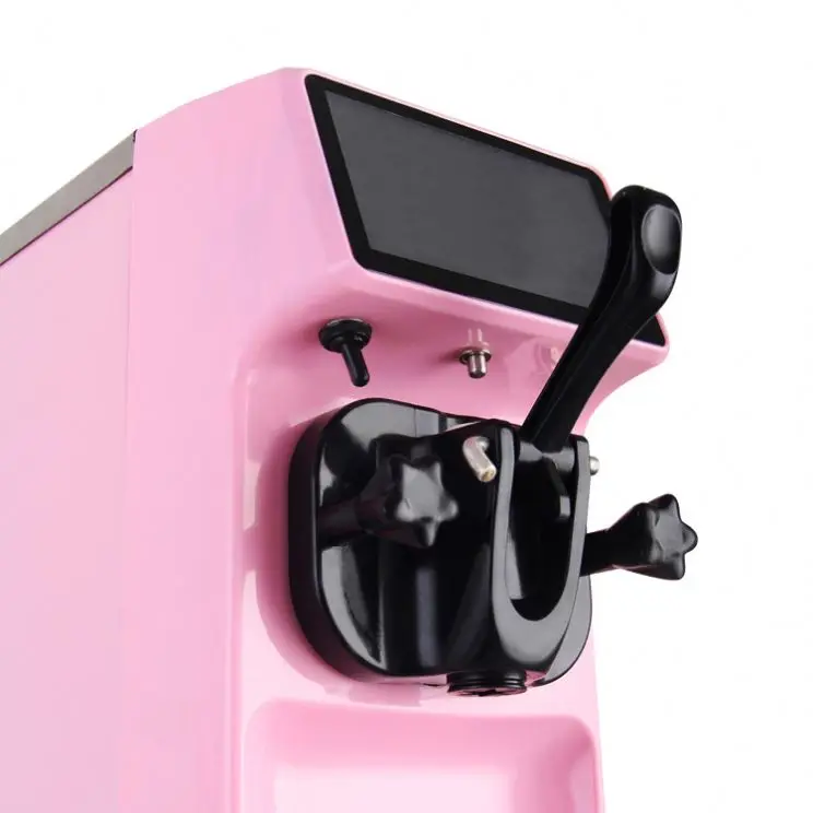 
2020 одиночный вкус, супер тихий маленький настольный аппарат для изготовления гелевых изделий/коммерческий мини-аппарат для приготовления мягкого мороженого с воздушным насосом предварительного охлаждения 