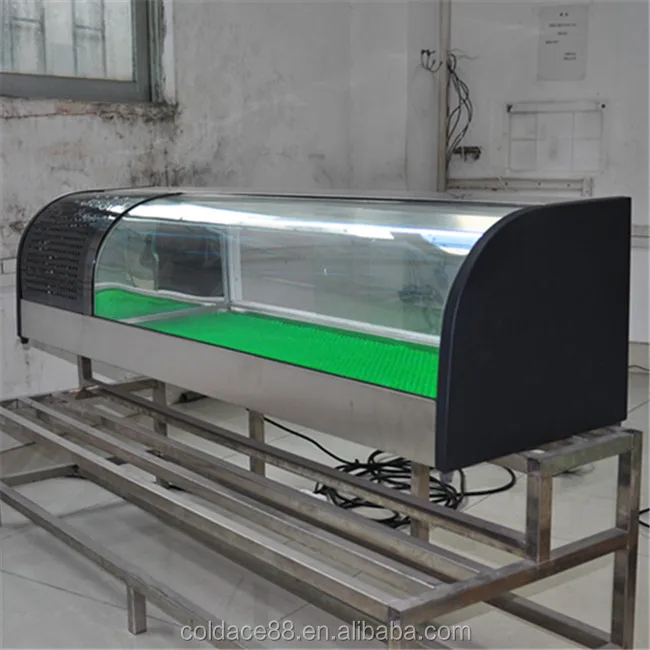 1500MM Sushi showcase Refrigerated Sashimi Display Cabinet