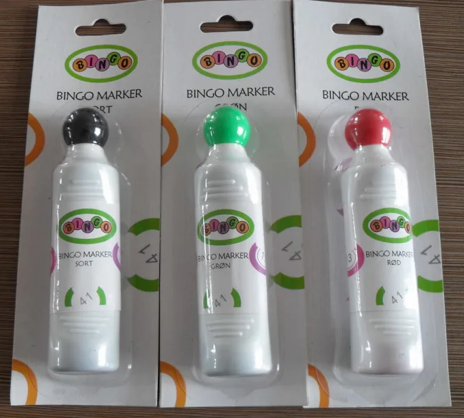 Bingo Dabber Marker Pens 43ml Non Toxic Ink Bingo Daubers For Game Play