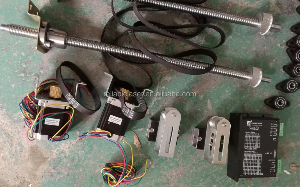 Motor Rised up Down Table Parts Full Kit for Co2 Laser Cutting Machine
