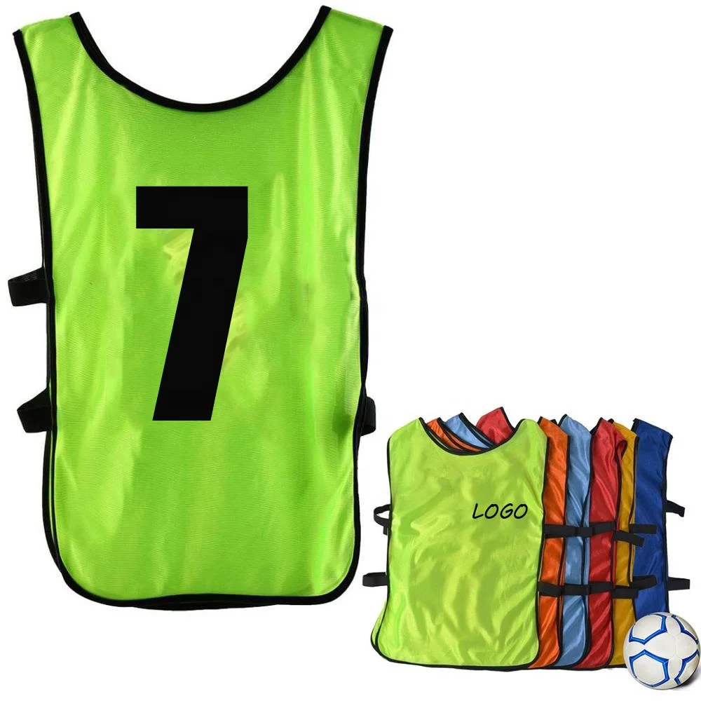 TopTie Adult Scrimmage Training Vest Soccer Jersey Field Practice Activewear 