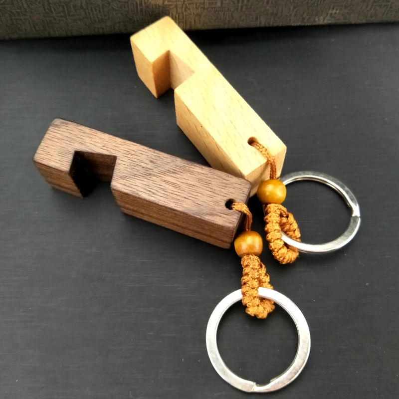 Сувенирные подарки пустая деревянная брелок для