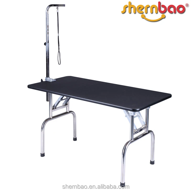 folding grooming arm