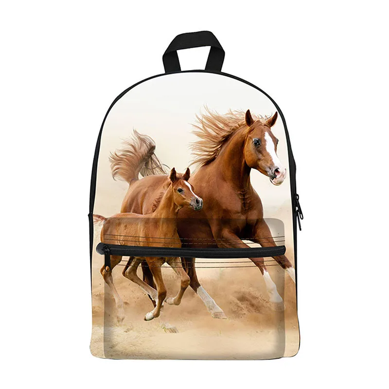 backpack with horses design
