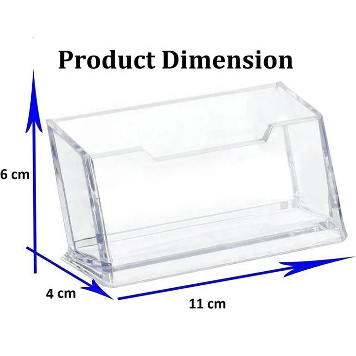 Clear Plexiglass Business Card Holder Organizer Acrylic Premium Business Card Holder Display