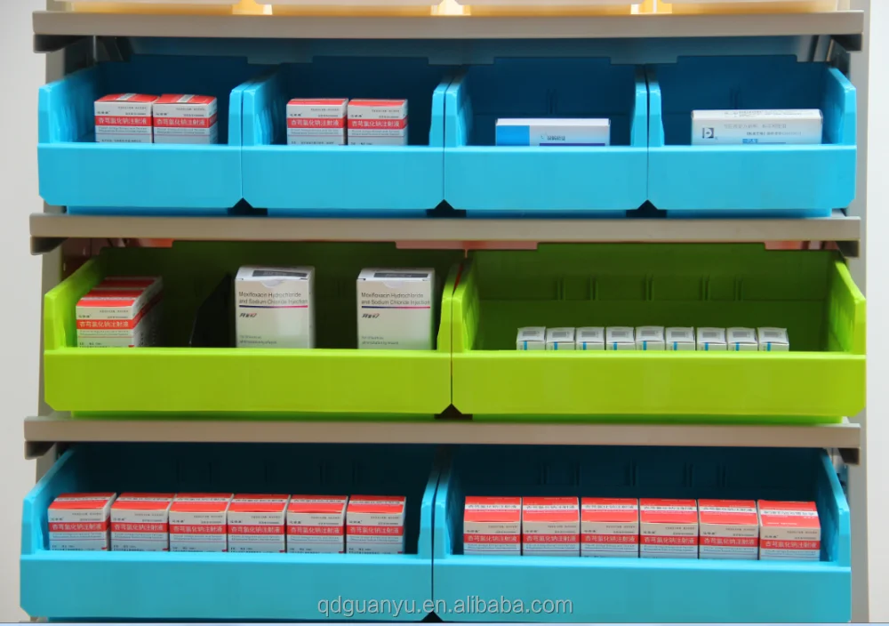 Kanban Picking Rack with Plastic Shelf Bin