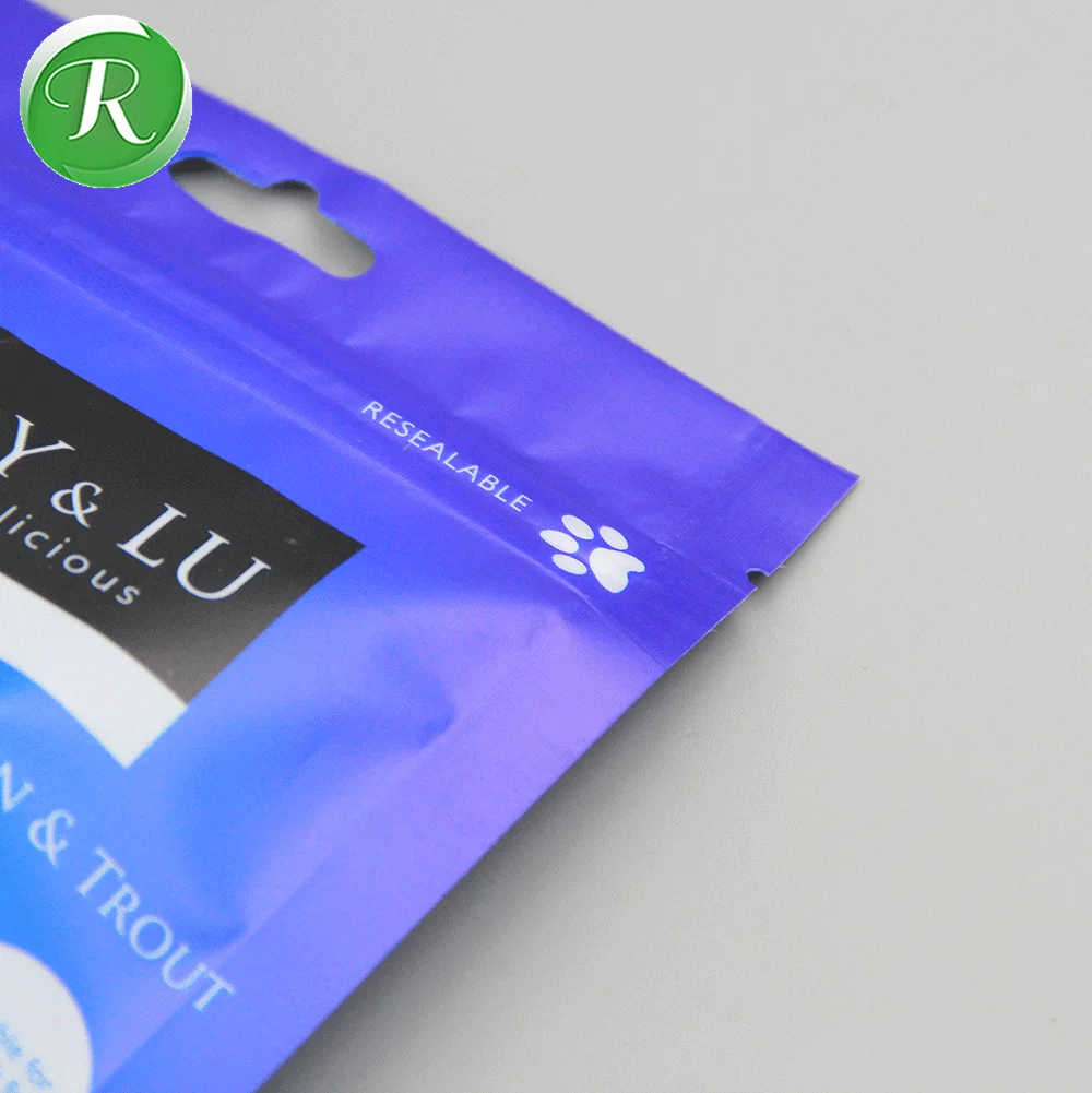 Label Printing Custom Plastic Dried Frozen Fish Packaging Food Bag with Fish Shape Window