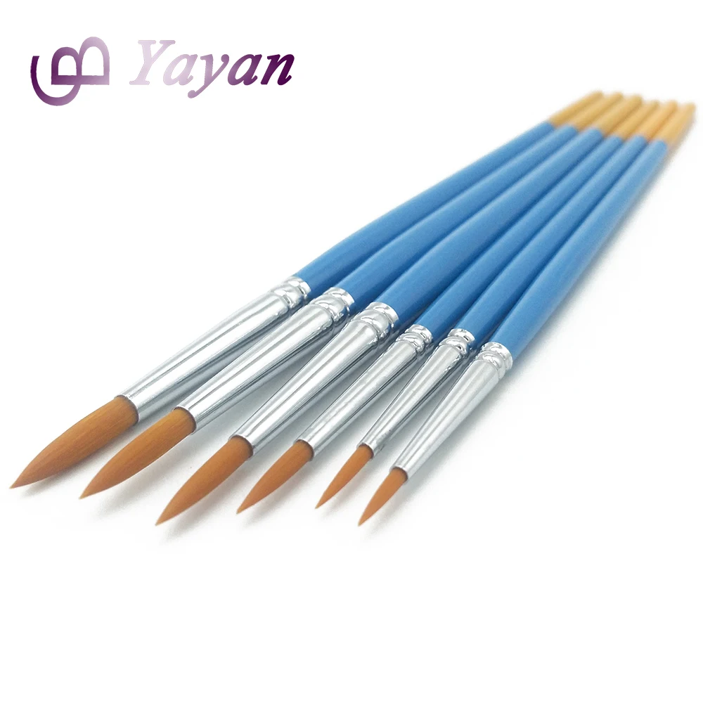 Loew Korea Nylon Cornell 6pcs Face And Body Painting Brushes Set Buy Face Paint Brush Set,Loew
