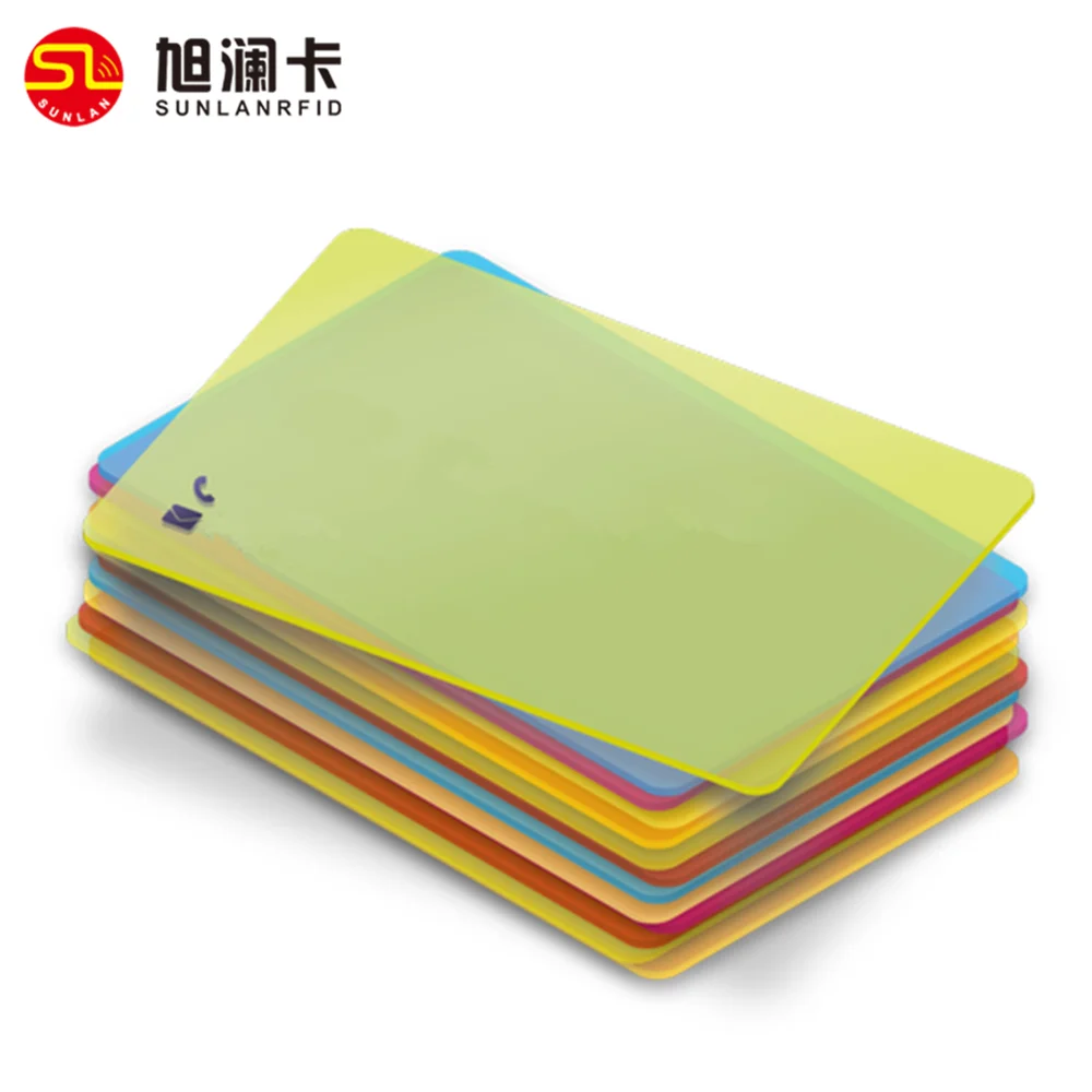 Новый дизайн дешевые пластиковые ПВХ бизнес-карта прозрачные