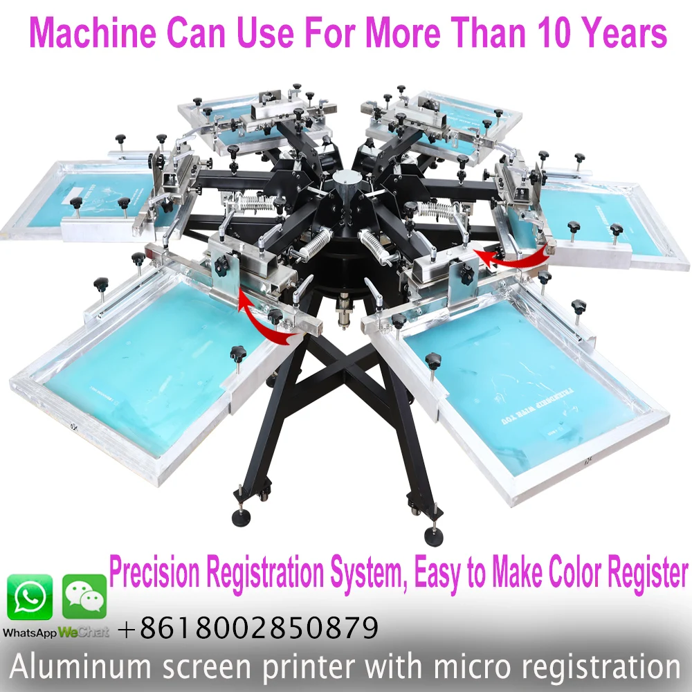 Carrousel Serigraphie Printing Machine 468 Color Screen Printer Buy