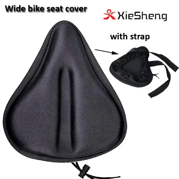 wide gel bike seat cover