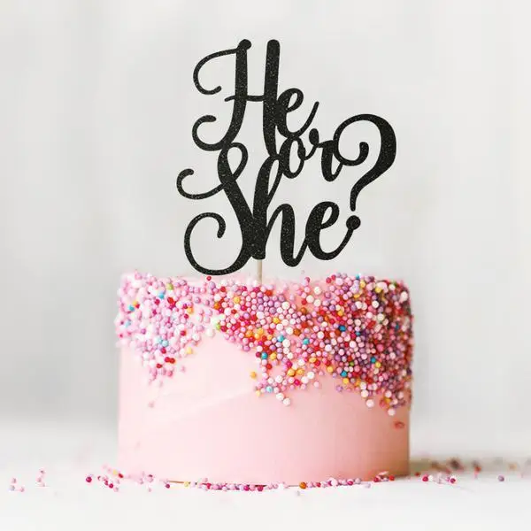 Acrylic Cake Topper He Or She Gender Reveal Cake Topper Black Grande Buy Cake Topper He Or She Acrylic Cake Topper He Or She Gender Reveal Cake Topper Product On Alibaba Com