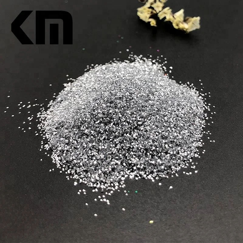 Блестящая серебряная пудра для украшения лица и тела, 1/128 дюйма, оптом с завода