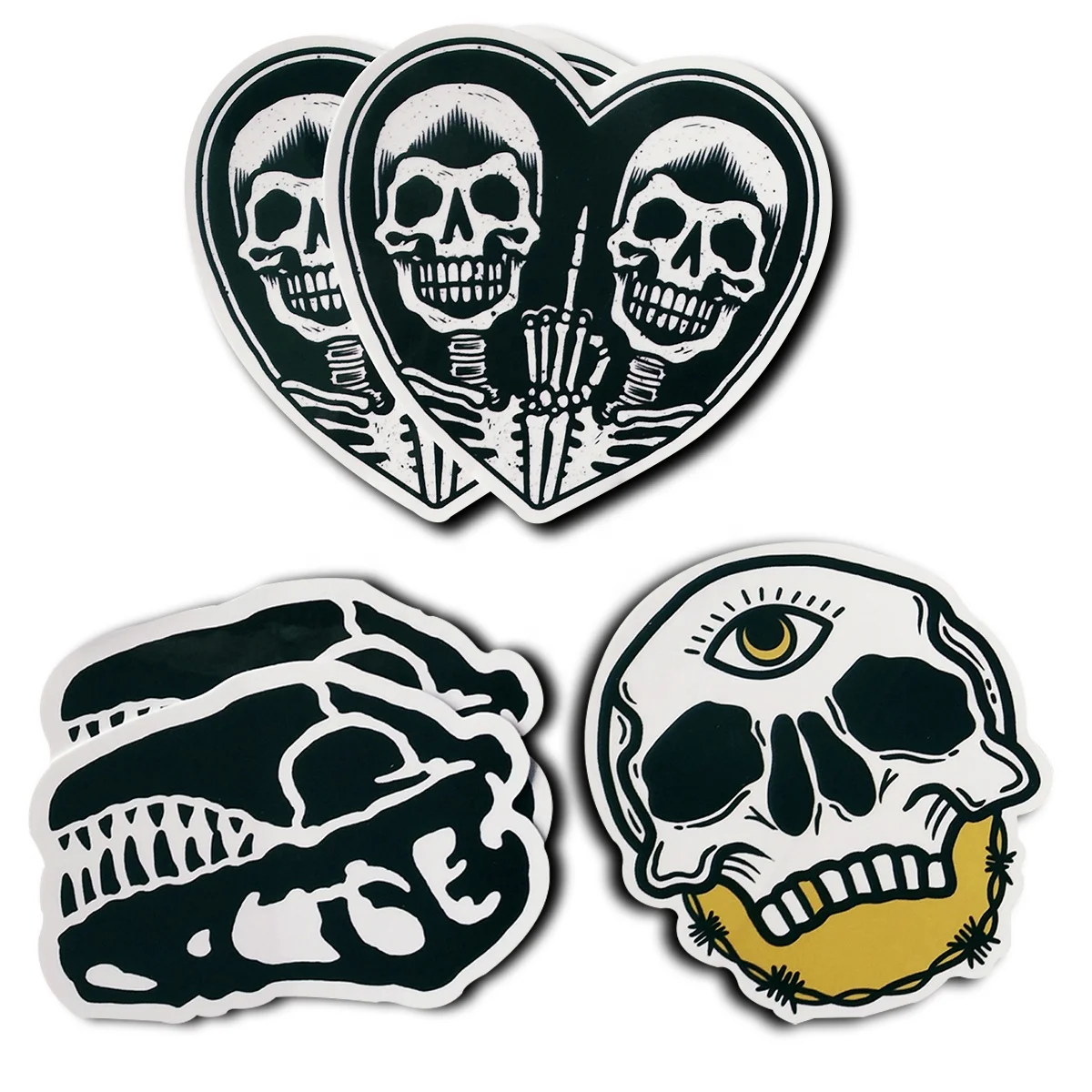 Custom printing Self adhesive Outdoor Die Cut car stickers vinyl