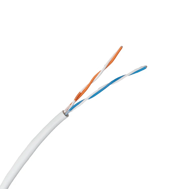 Communication 24 awg 2 pair flat telephone cable