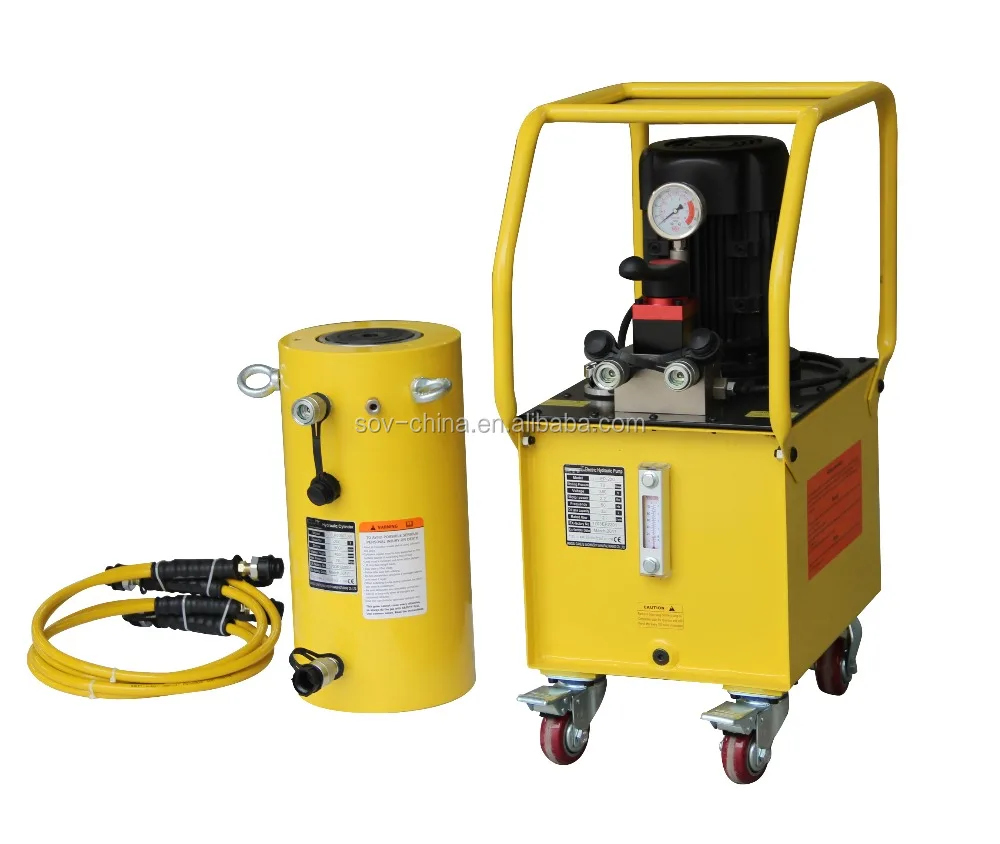 Factory Price Double Acting Hydraulic Piston Cylinder with Engine 50 Ton Capacity 50mm Stroke Steel Construction 1 Year Warranty
