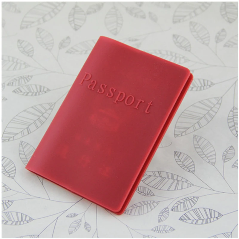 Wholesale Custom Made Silicone Travel Business Passport Holder Covers Case