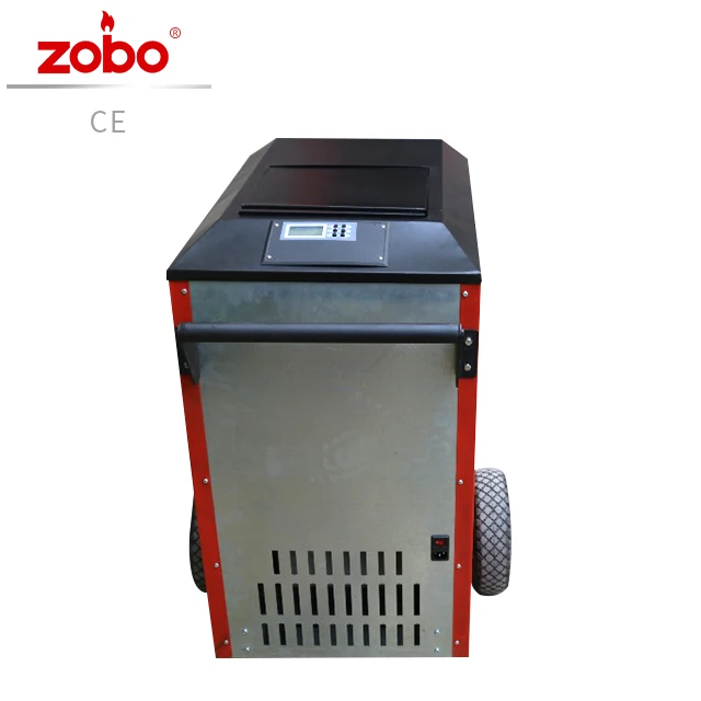 ZOBO Auto Best Sell Mobile Wood Pellet Heater with Wheels