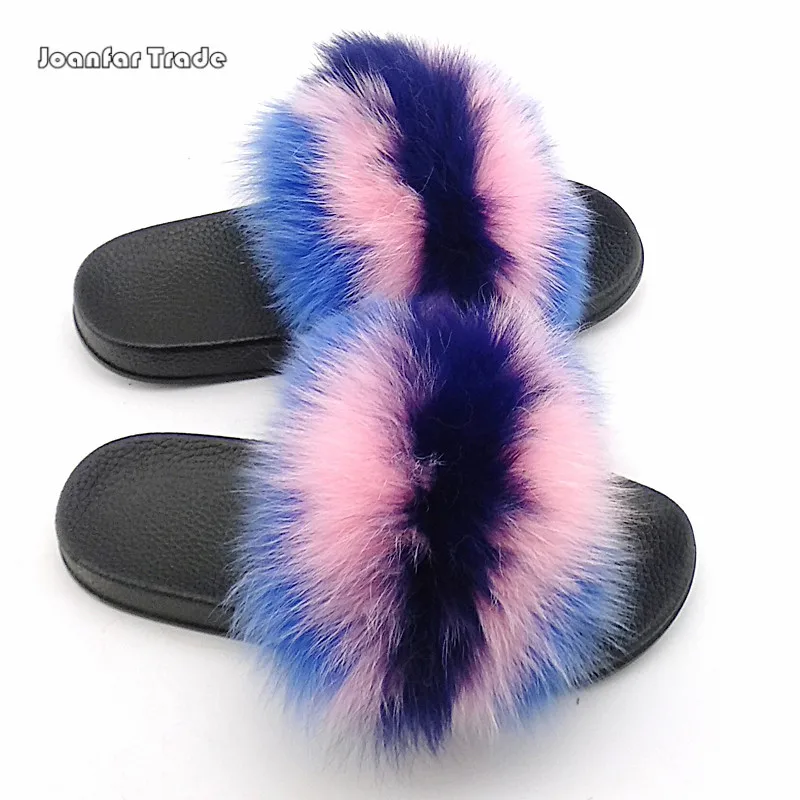 real racoon fur slides