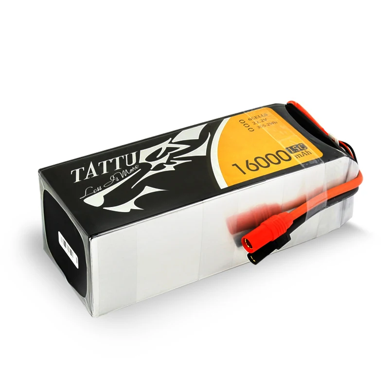 Tattu Batería De Lipo Para Dron 16000mah 6s Uav Agricultura Xt90