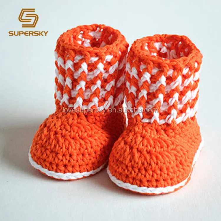 baby girl knitted shoes