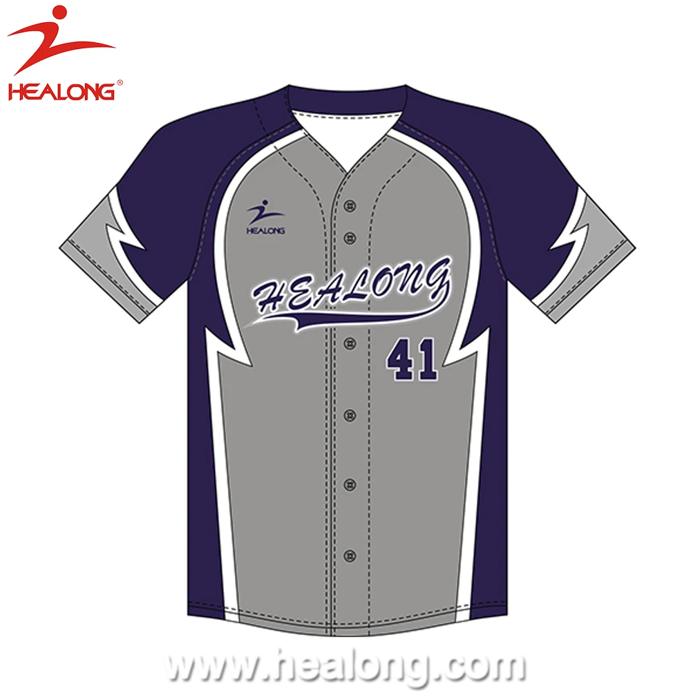 Vogue Baseball Jersey, Royal Blue