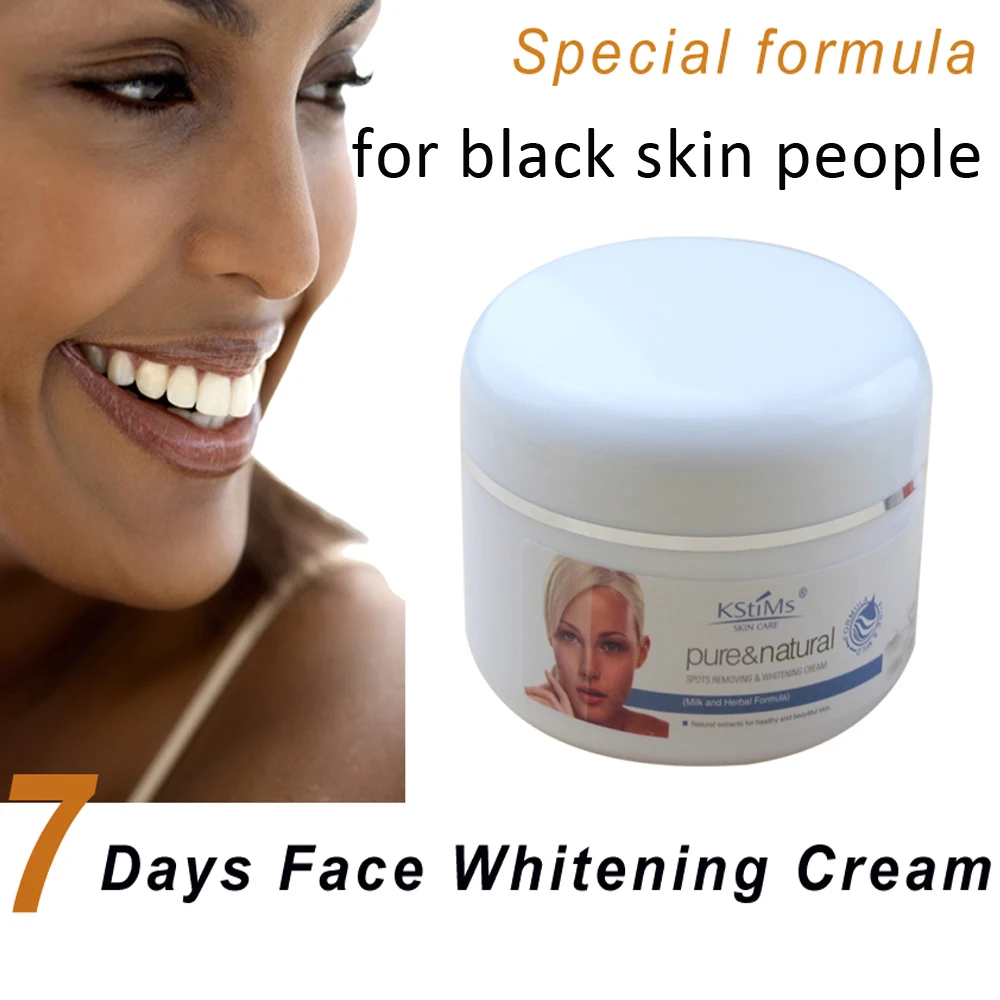 black face white cream