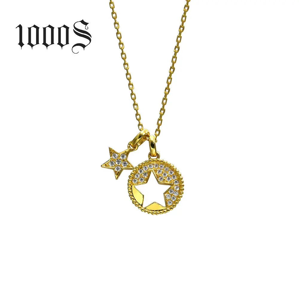 Au750 Gold Necklace Fashion Creative 18 