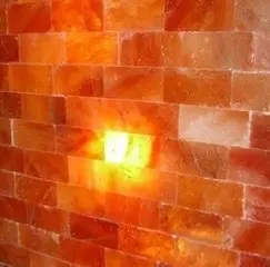 Himalayan Salt Candle Holder Tea Light Natural Crystal Pink Rock Salt Candlestick factory