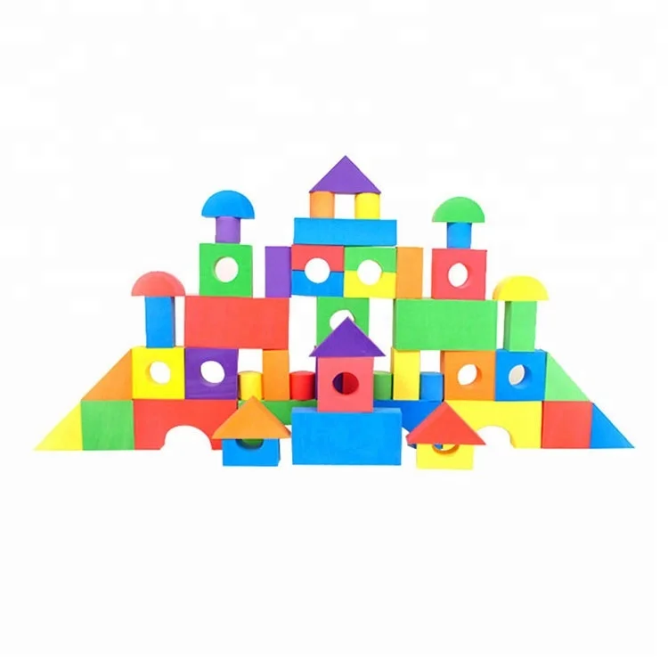 Дошкольного образования игрушки цвет пены EVA дети Строительство Блоки