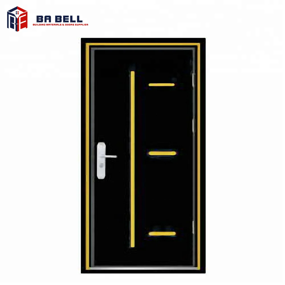 Hot Sale Domestic Black Metal Front Doors Made In China Steel Door Panel Safety Door With Super Overlord Lock Buy Black Metal Front Door Steel Door Panel Safety Door Product On Alibaba Com